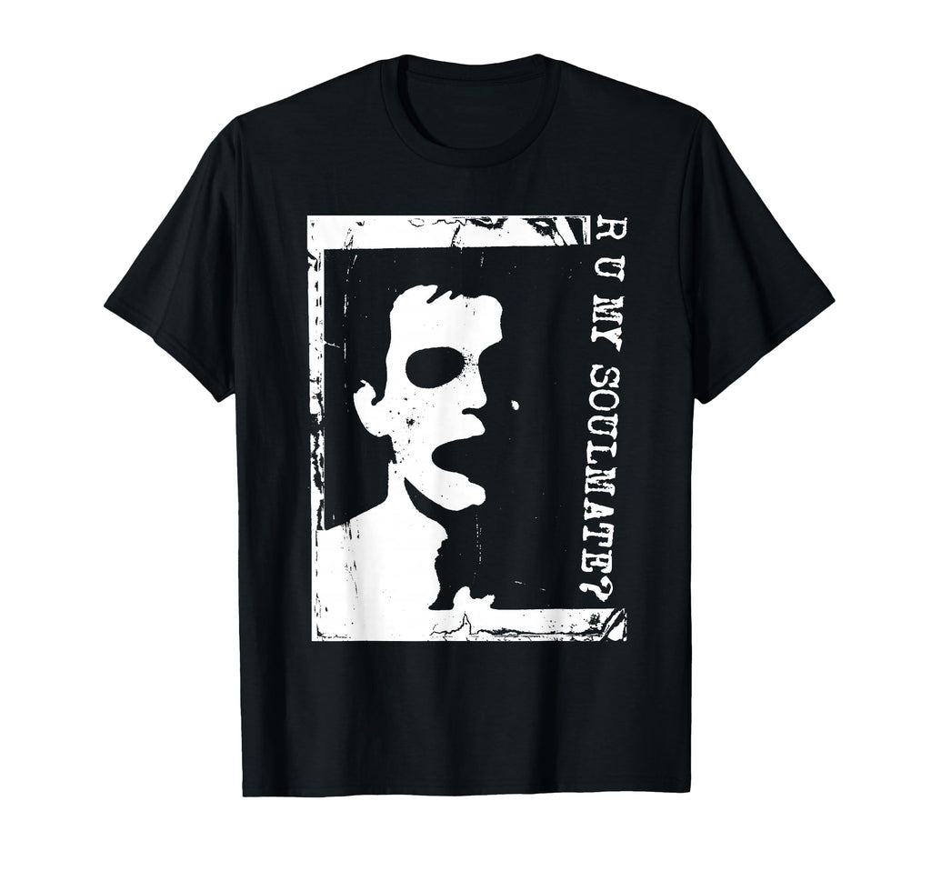 Punk Goth 90S Grunge Stencil Distressed T-Shirt - Custom Art Print Unisex - T-Shirt, Sweatshirt, Hoodie