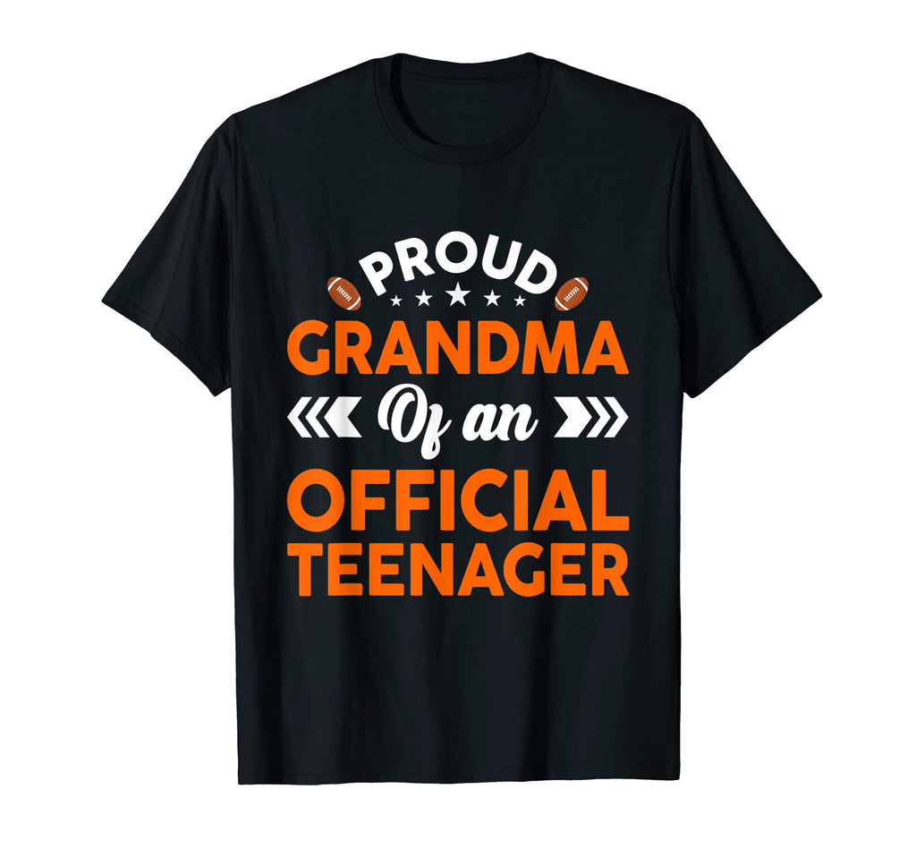 Proud Grandma Teenager Baseball 13Th T-Shirt - Trendy Graphic for Adults - T-Shirt, Sweatshirt, Hoodie