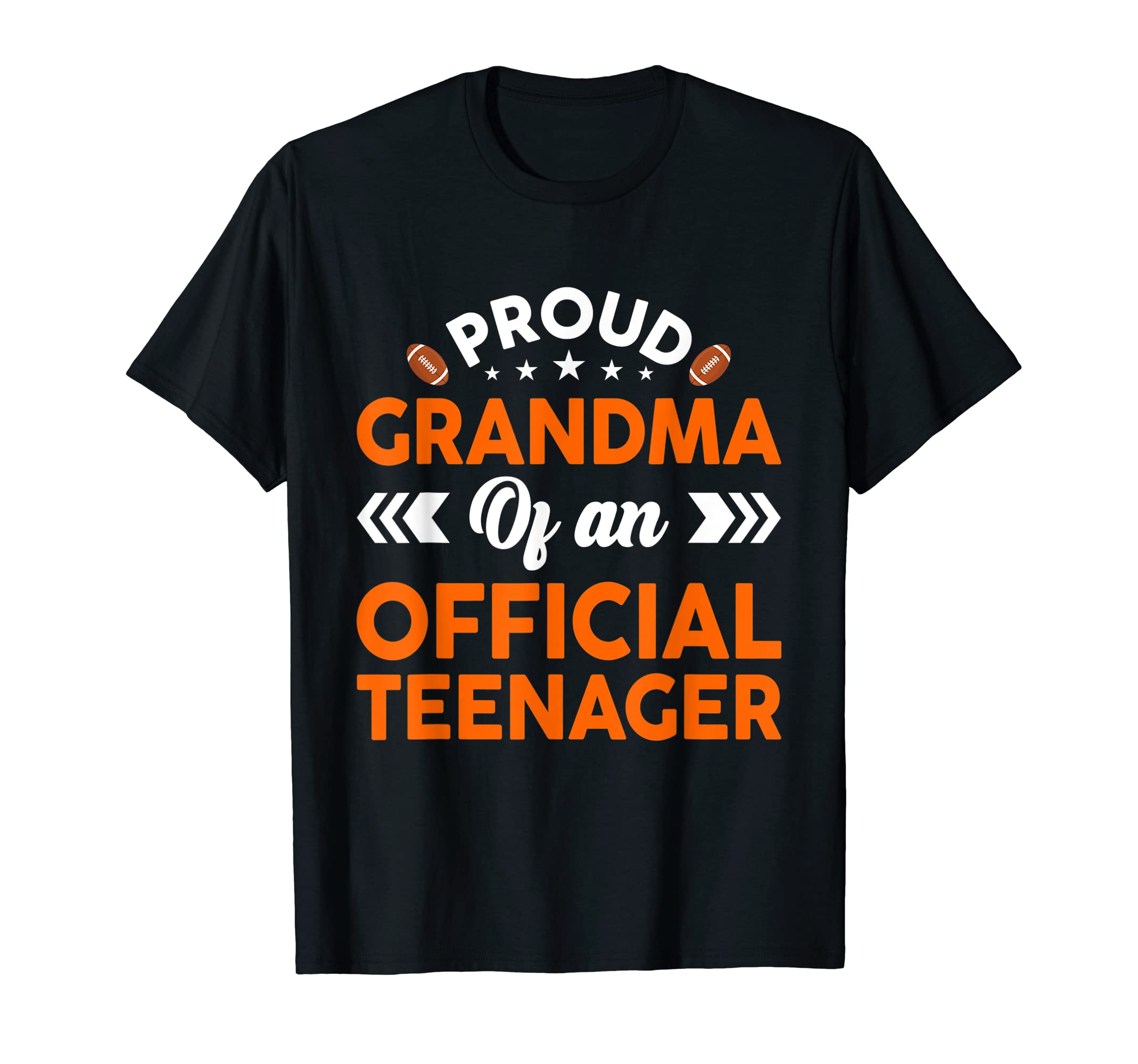 Proud Grandma Teenager Baseball 13Th T-Shirt - Trendy Graphic for Adults - T-Shirt, Sweatshirt, Hoodie