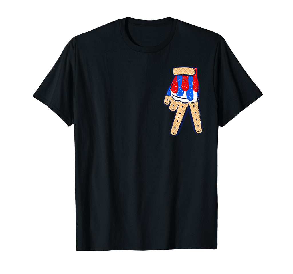 Baseball Ice Cream Drip Home Plate T-Shirt - Novelty Apparel Men Women - T-Shirt, Sweatshirt, Hoodie