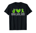 Peace Love Hope Mental Health T-Shirt - Trendy Graphic for Adults - T-Shirt, Sweatshirt, Hoodie