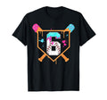 Baseball 6Th Birthday Ice Cream Drip 6 T-Shirt - Unique Graphic Unisex - T-Shirt, Sweatshirt, Hoodie