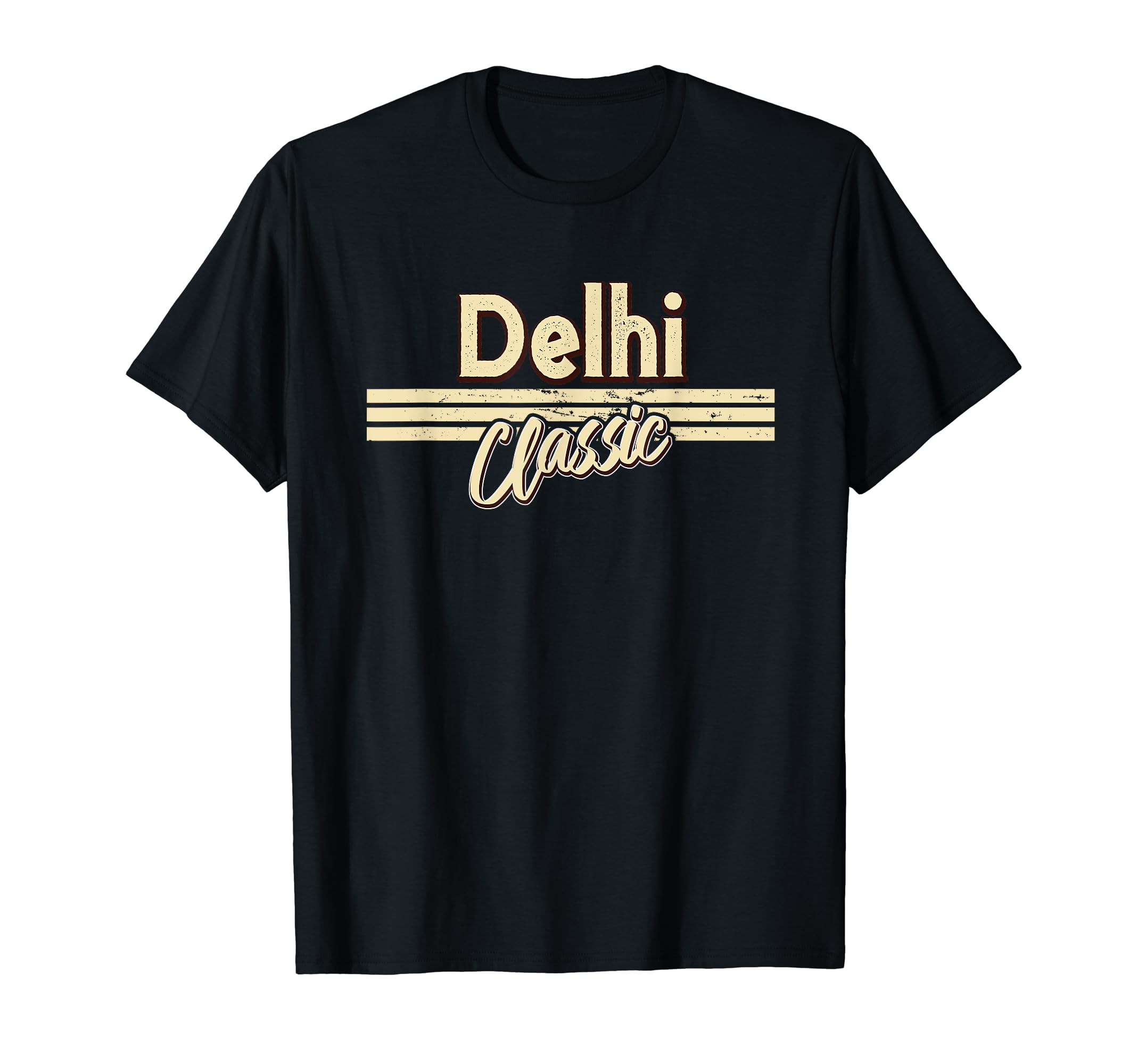 Distressed Delhi T-Shirt - Novelty Apparel Unisex - T-Shirt, Sweatshirt, Hoodie