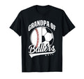 Grandpa Ballers Soccer Baseball Player T-Shirt - Novelty Apparel Men Women - T-Shirt, Sweatshirt, Hoodie