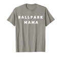 Ballpark Mama Teeball Mama Baseball T-Shirt - Trendy Graphic for Adults - T-Shirt, Sweatshirt, Hoodie