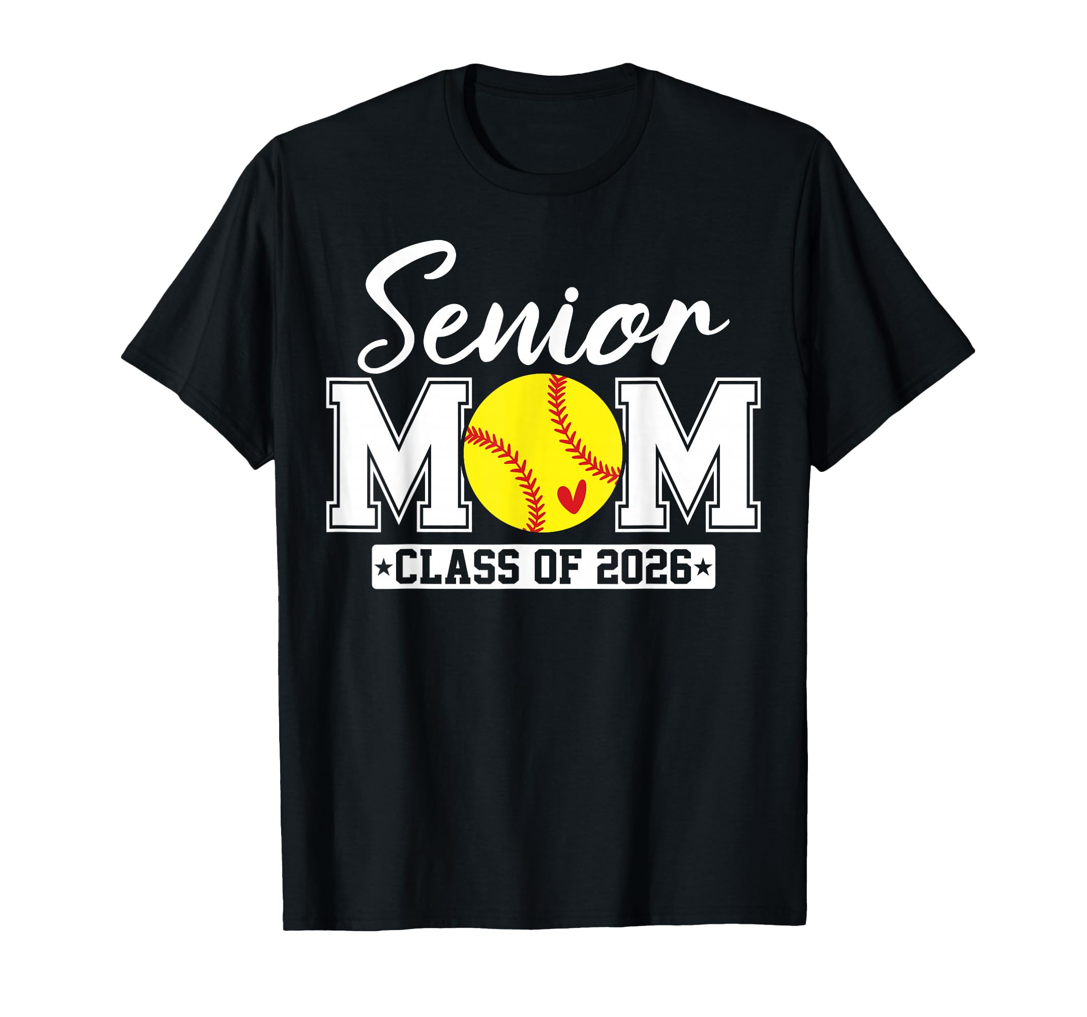 Senior Mom Class 2026 Softball Mom T-Shirt - Unique Graphic for Adults - T-Shirt, Sweatshirt, Hoodie