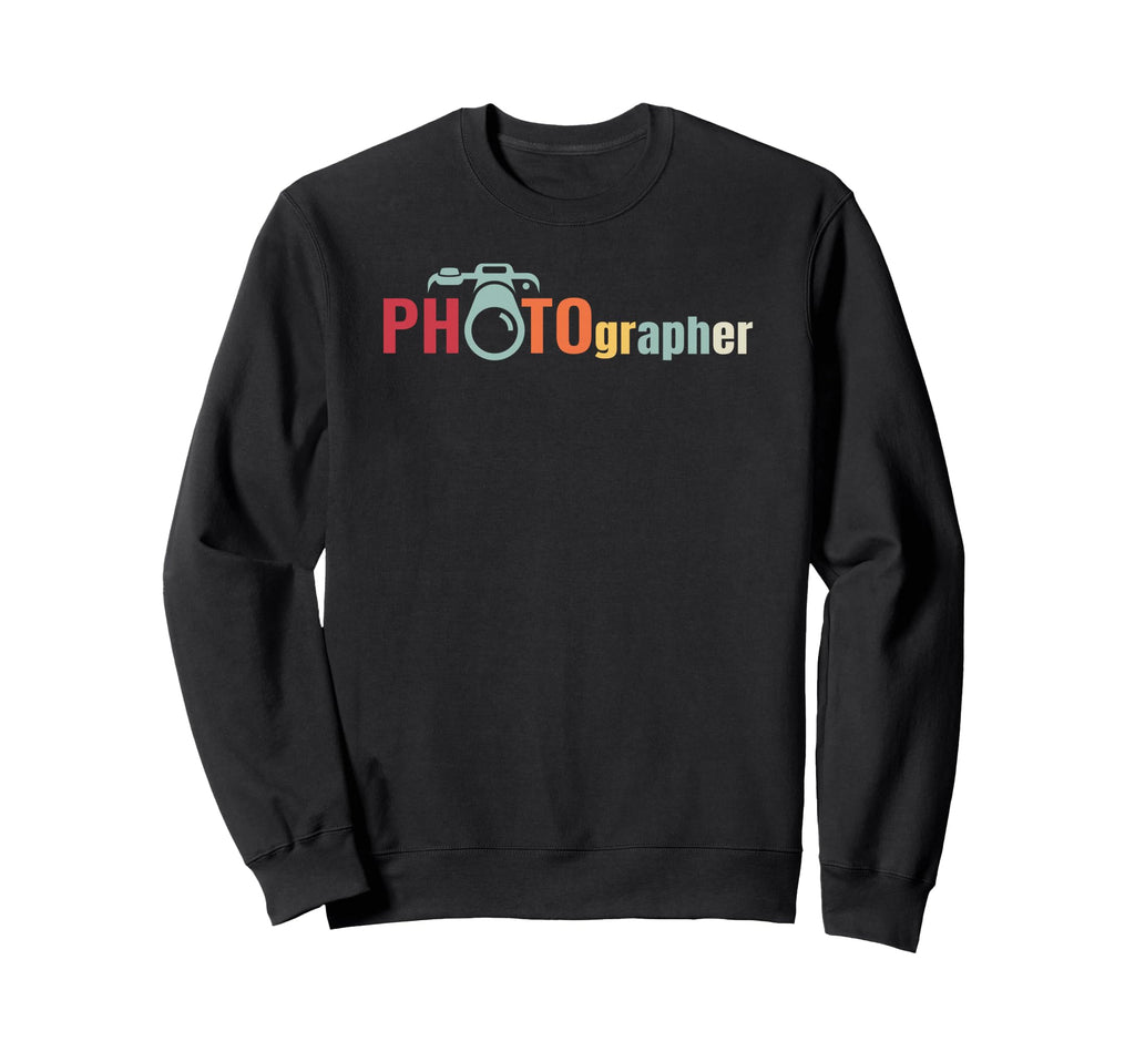 Journalist Photographer Cameraman Camera Sweatshirt - Trendy Graphic Unisex - T-Shirt, Sweatshirt, Hoodie