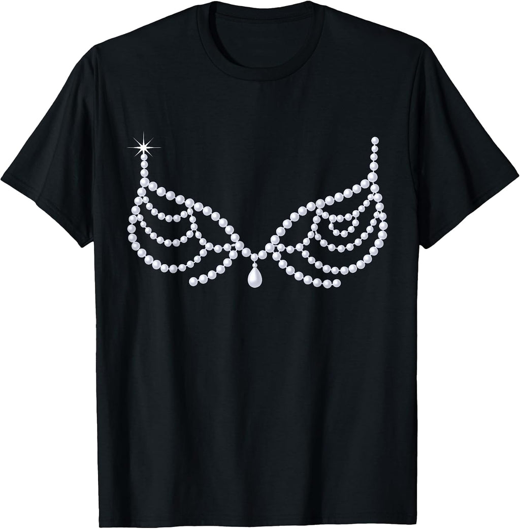 Crystal Bra Showgirl Halloween Lazy Costume LP - Adult & Kids T-Shirts, Sweatshirts & Hoodies apparel design preview 1
