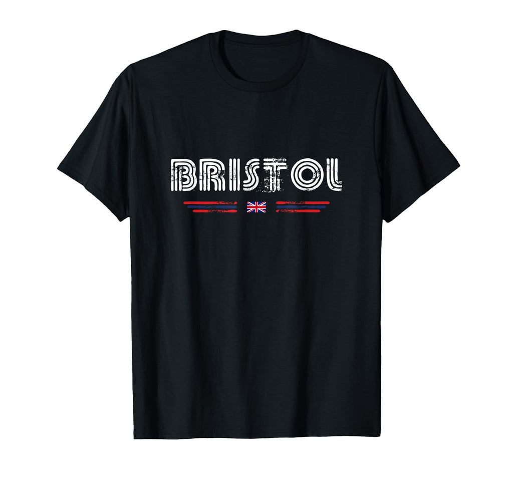 Bristol United Kingdom Uk 70S 80S T-Shirt - Aesthetic Graphic for Adults - T-Shirt, Sweatshirt, Hoodie