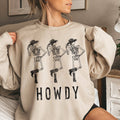 Howdy Cowboy Skeletons Halloween - Adult & Kids T-Shirts, Sweatshirts & Hoodies apparel design preview 1