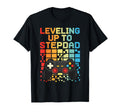 Leveling Up To Stepdad Funny Bonus Dad T-Shirt - Trendy Graphic Unisex - T-Shirt, Sweatshirt, Hoodie
