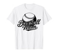 Baseball Mom Game Day T-Shirt - Minimalist Print Unisex - T-Shirt, Sweatshirt, Hoodie