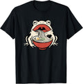 Frog Eating Ramen Japanese Art - Adult & Kids T-Shirts, Sweatshirts & Hoodies apparel design preview 1