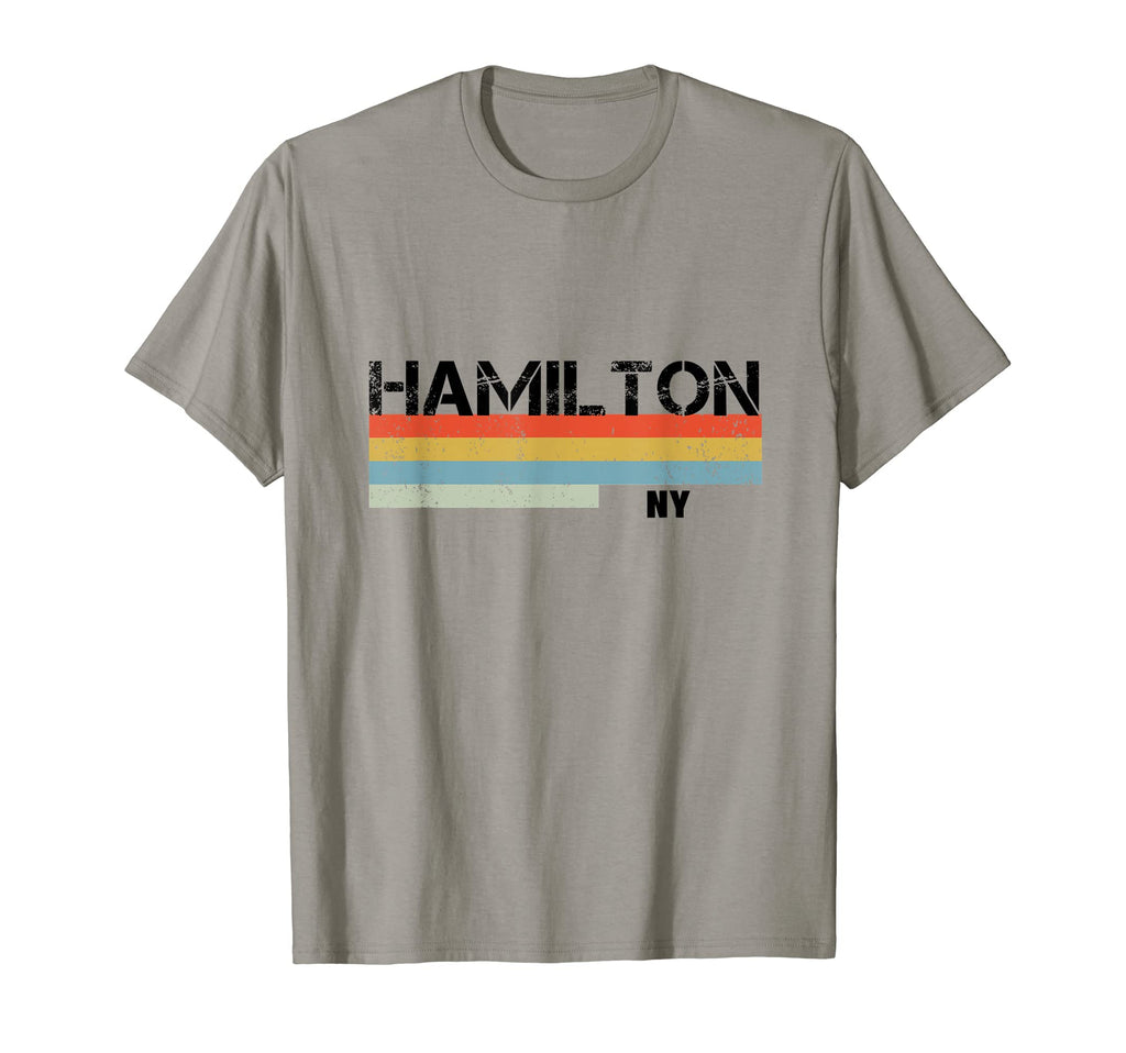 Hamilton City 1980S Stripes T-Shirt - Fun Novelty Design Unisex - T-Shirt, Sweatshirt, Hoodie