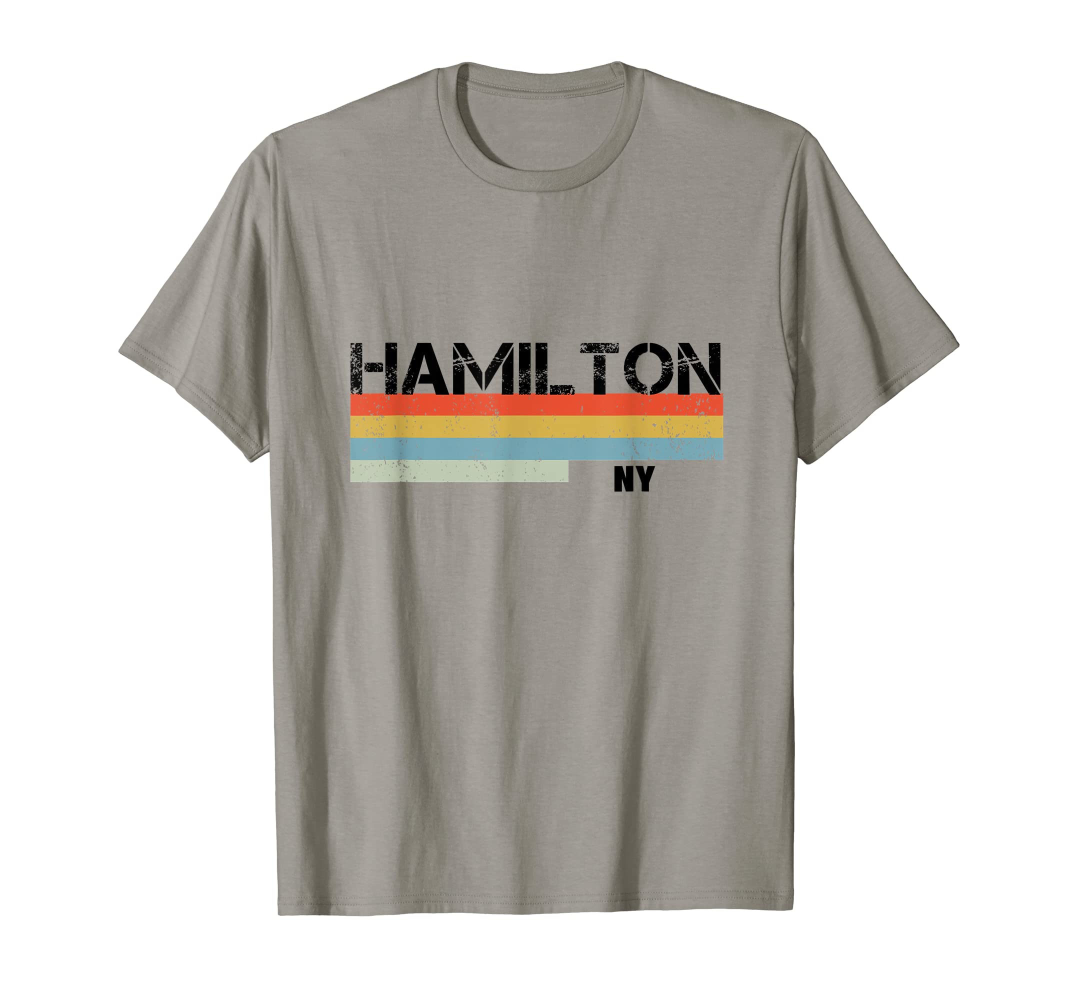 Hamilton City 1980S Stripes T-Shirt - Fun Novelty Design Unisex - T-Shirt, Sweatshirt, Hoodie