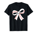 Baseball Bow Baseball Mom Mama T-Shirt - Fun Novelty Design Unisex - T-Shirt, Sweatshirt, Hoodie