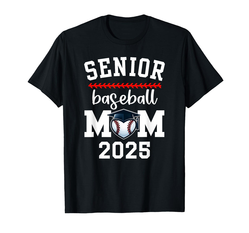 Proud Baseball Mom Senior Mom Game Day T-Shirt - Fun Novelty Design Unisex - T-Shirt, Sweatshirt, Hoodie