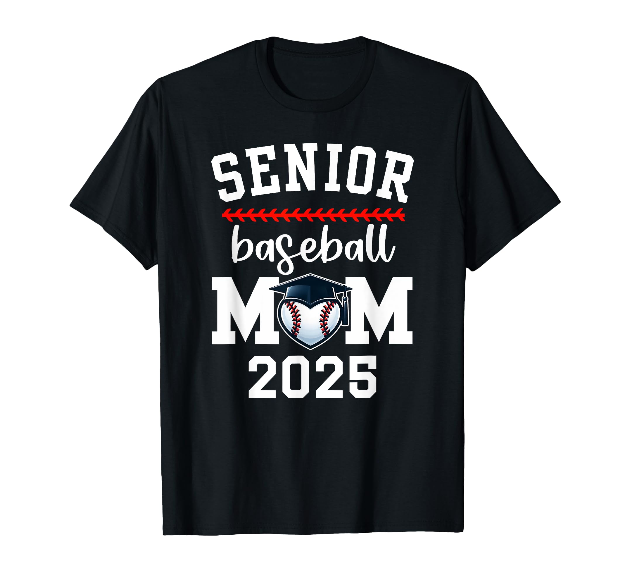 Proud Baseball Mom Senior Mom Game Day T-Shirt - Fun Novelty Design Unisex - T-Shirt, Sweatshirt, Hoodie