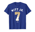 Bobby Witt Jr 7 Kansas City Mlbpa T-Shirt - Streetwear Style Unisex - T-Shirt, Sweatshirt, Hoodie