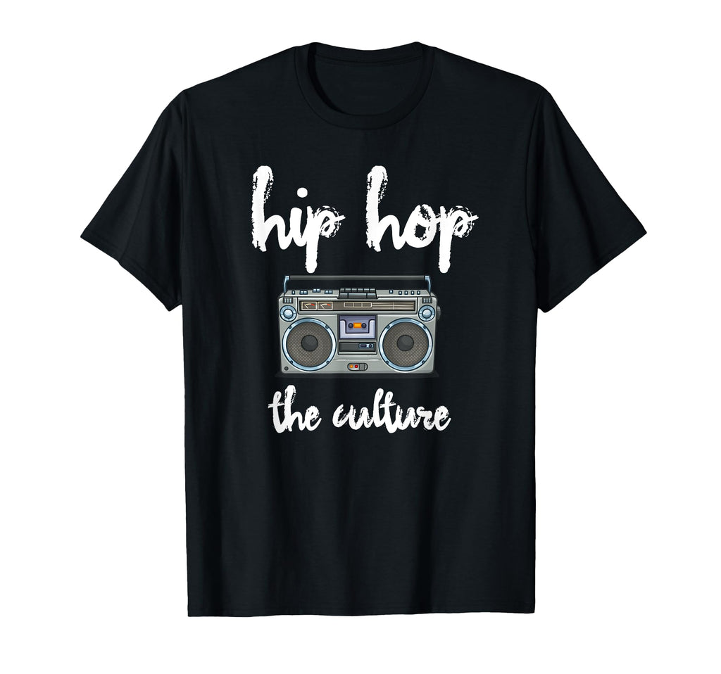 Old School Hip Hop Mix Tape Boombox T-Shirt - Casual Everyday Wear Unisex - T-Shirt, Sweatshirt, Hoodie