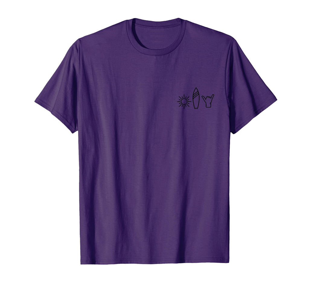 Surfer Surfboard Surfing Beach T-Shirt - Casual Everyday Wear Unisex - T-Shirt, Sweatshirt, Hoodie