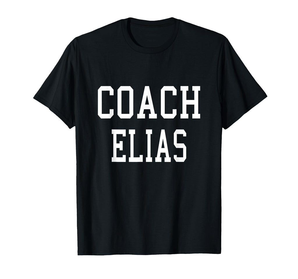 Coach Elias Custom Football Soccer T-Shirt - Novelty Apparel for Adults - T-Shirt, Sweatshirt, Hoodie