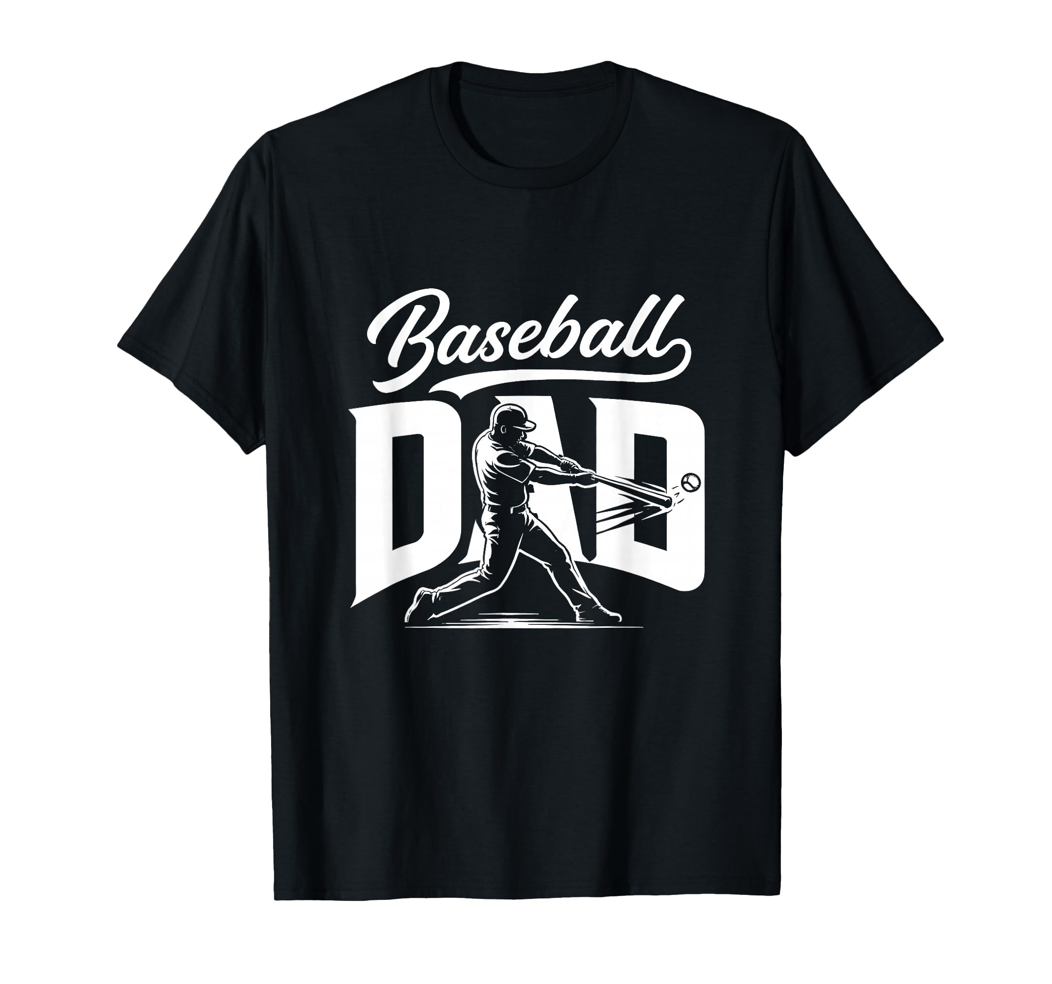 Proud Baseball Dad Bold T-Shirt - Casual Everyday Wear Men Women - T-Shirt, Sweatshirt, Hoodie