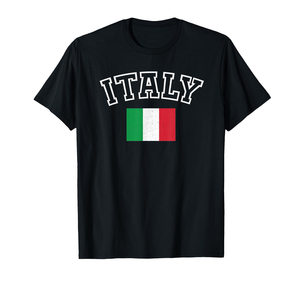 Italy Flag Distressed Heritage T-Shirt - Graphic Print Men Women - T-Shirt, Sweatshirt, Hoodie