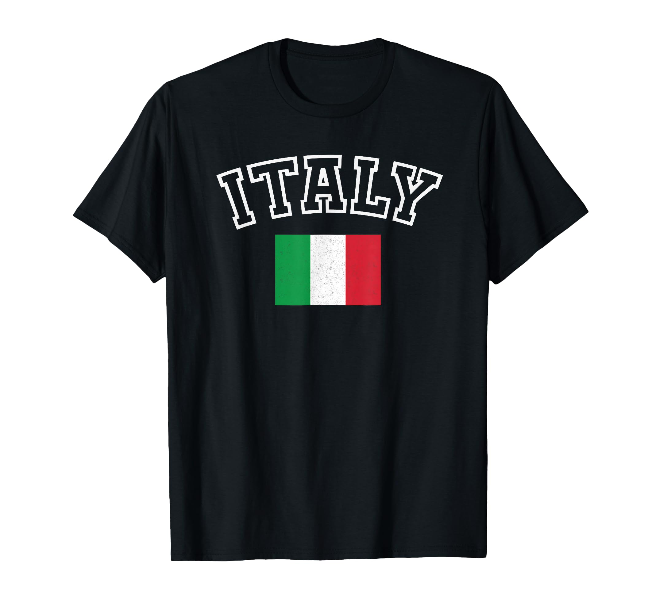Italy Flag Distressed Heritage T-Shirt - Graphic Print Men Women - T-Shirt, Sweatshirt, Hoodie
