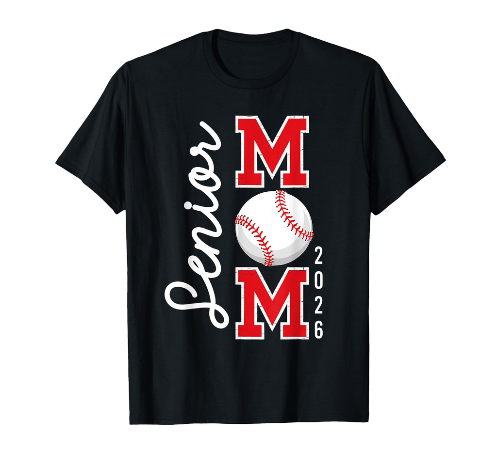 Senior Mom 2026 Baseball Mommy Class T-Shirt - Trendy Graphic for Adults - T-Shirt, Sweatshirt, Hoodie