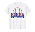 Momma Rookie 1St Birthday Baseball Theme T-Shirt - Graphic Print Men Women - T-Shirt, Sweatshirt, Hoodie