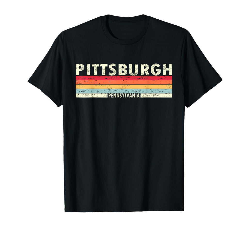 Pittsburgh Pennsylvania 80S 90S T-Shirt - Minimalist Print for Adults - T-Shirt, Sweatshirt, Hoodie