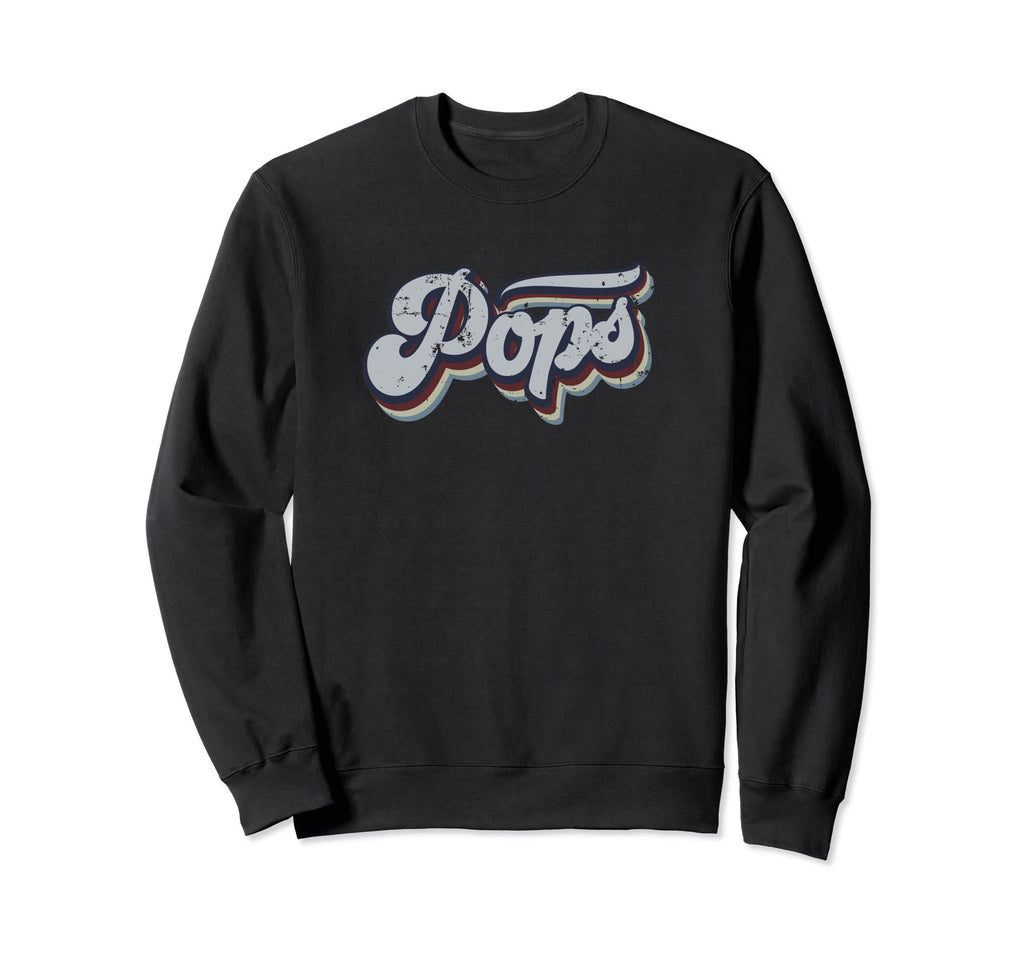 Pops Distressed Rainbow Gift Sweatshirt - Streetwear Style Unisex - T-Shirt, Sweatshirt, Hoodie