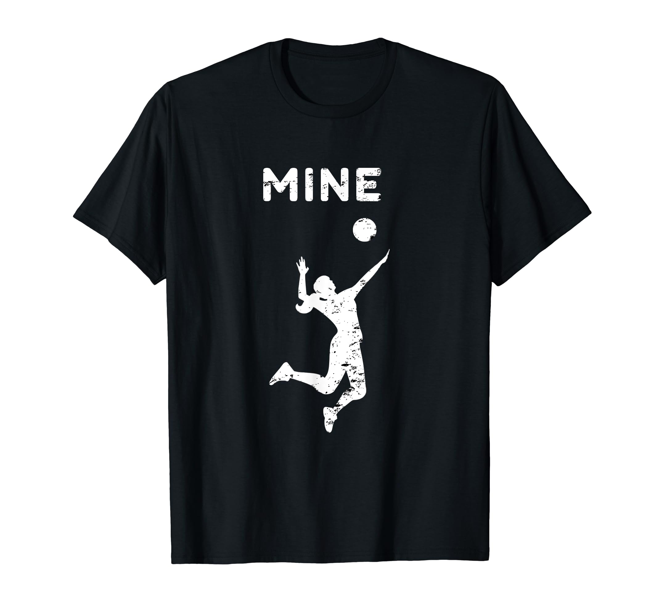 Mine Jumping Bolleyball Sport T-Shirt - Minimalist Print for Adults - T-Shirt, Sweatshirt, Hoodie