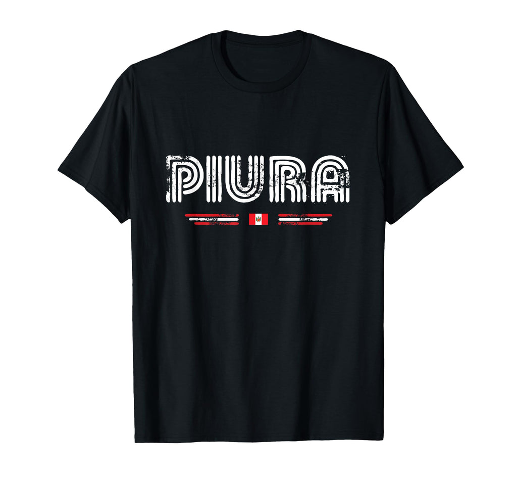 Piura Peru 70S 80S Type T-Shirt - Unique Graphic Men Women - T-Shirt, Sweatshirt, Hoodie