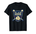Baseball Poppa Matching Family T-Shirt - Novelty Apparel for Adults - T-Shirt, Sweatshirt, Hoodie