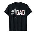 Number One Baseball Dad Fathers Day T-Shirt - Aesthetic Graphic Men Women - T-Shirt, Sweatshirt, Hoodie