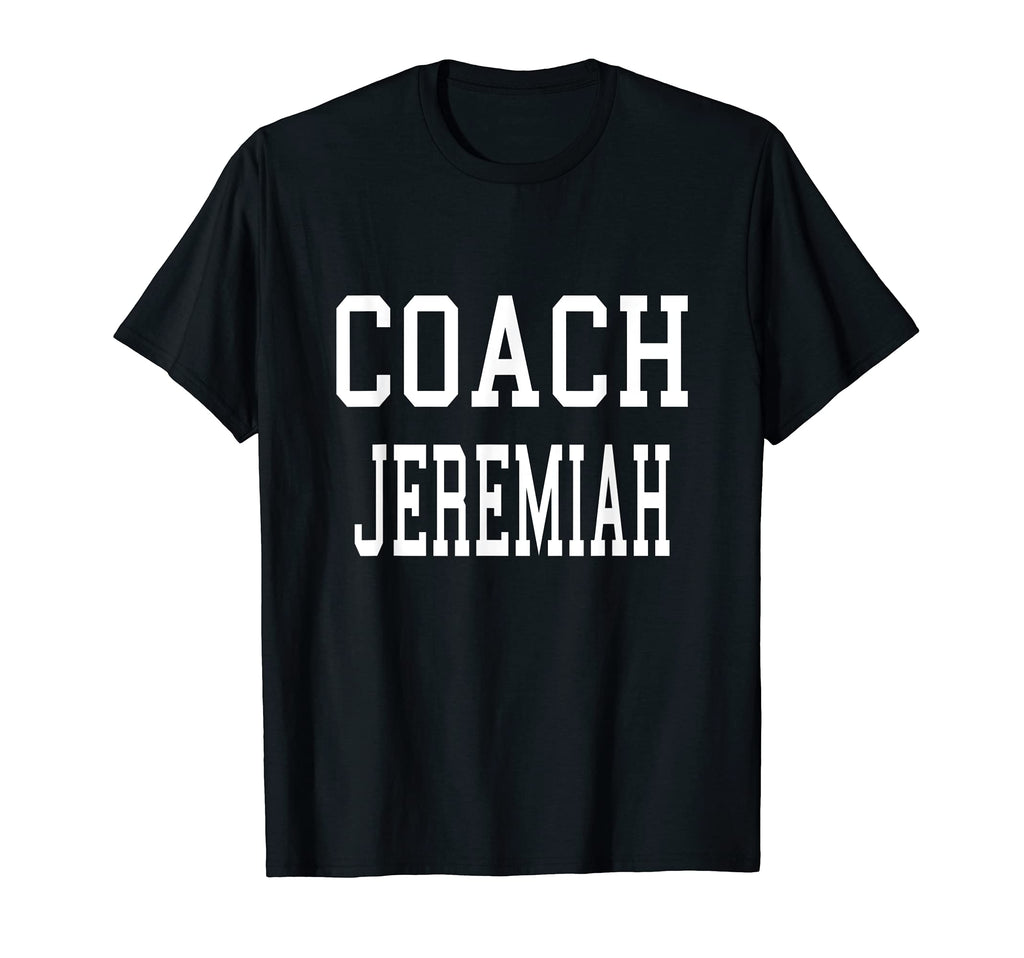 Coach Jeremiah Custom Football Soccer T-Shirt - Minimalist Print Unisex - T-Shirt, Sweatshirt, Hoodie