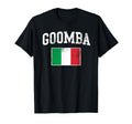 Goomba Italian Flag Italia Distressed T-Shirt - Trendy Graphic for Adults - T-Shirt, Sweatshirt, Hoodie