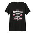 Nelson Cruz Awesome Moms Tri Blend T-Shirt - Trendy Graphic Men Women - T-Shirt, Sweatshirt, Hoodie