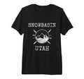 Distressed Snowbasin Utah Ski T-Shirt - Aesthetic Graphic for Adults - T-Shirt, Sweatshirt, Hoodie