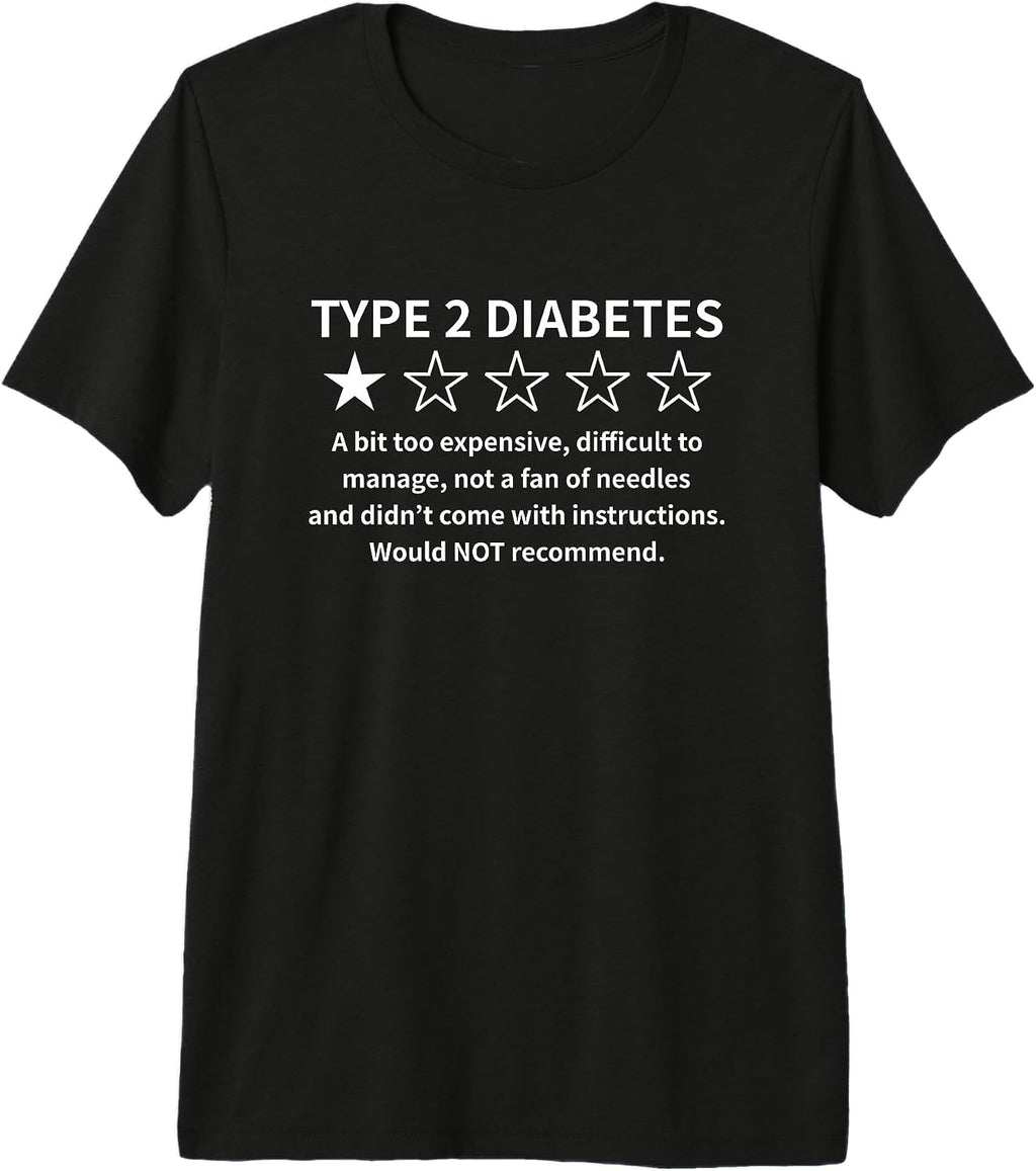 Funny T1D Awareness Diabetic Warrior - Adult & Kids T-Shirts, Sweatshirts & Hoodies apparel design preview 1