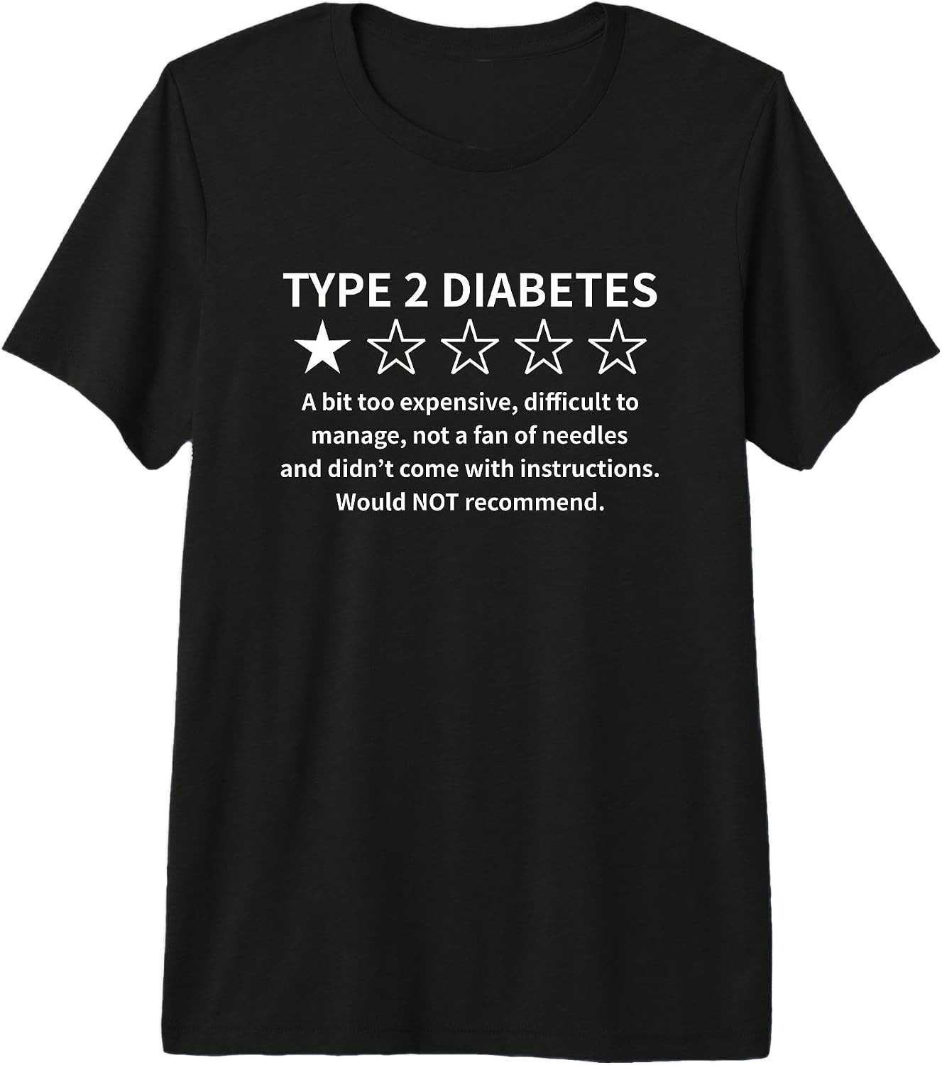 Funny T1D Awareness Diabetic Warrior - Adult & Kids T-Shirts, Sweatshirts & Hoodies apparel design preview 1