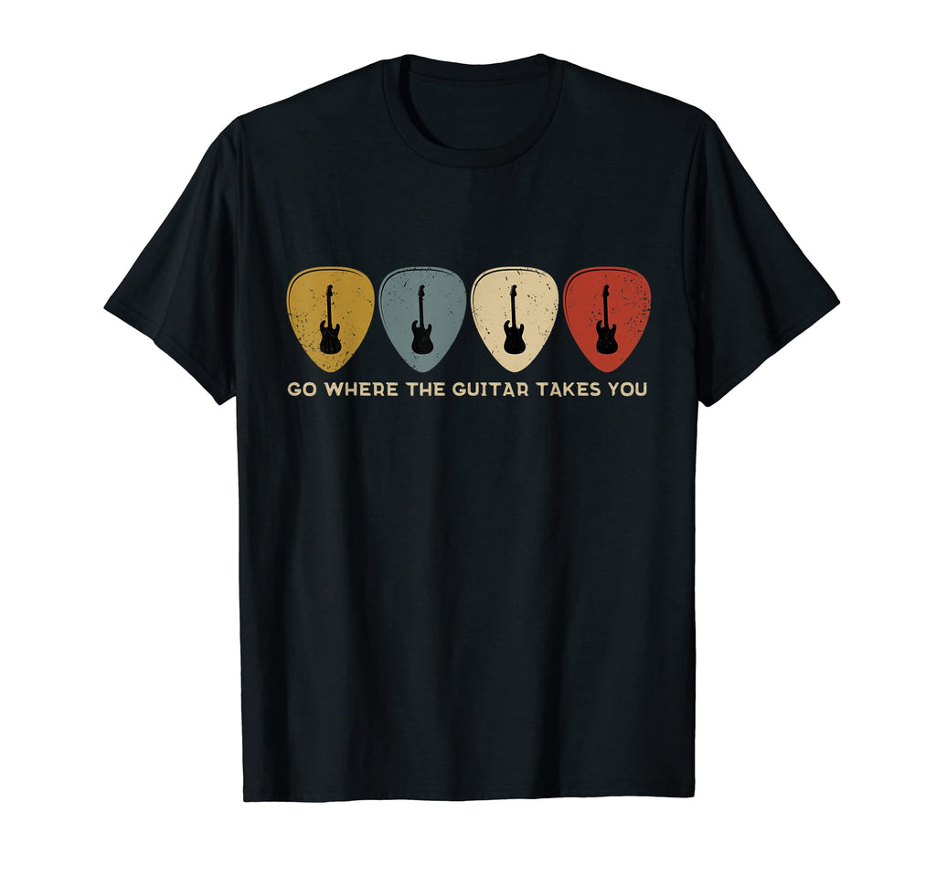 Guitar Pick Music Band Player T-Shirt - Fun Novelty Design for Adults - T-Shirt, Sweatshirt, Hoodie
