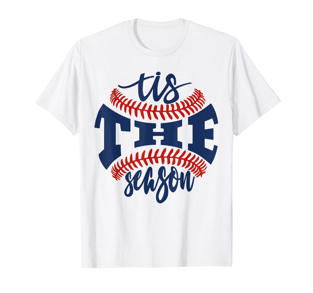 Tis Season Baseball Softball Lovers T-Shirt - Graphic Print Men Women - T-Shirt, Sweatshirt, Hoodie