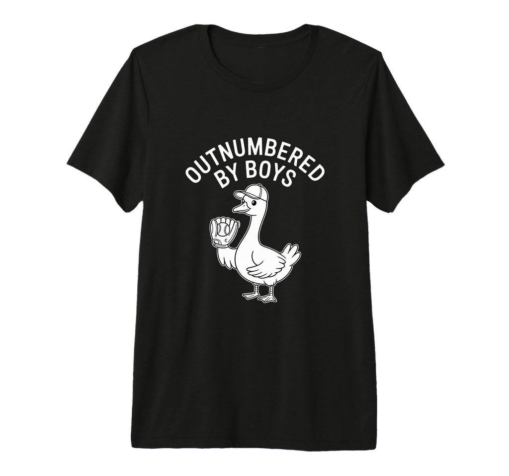 Outnumbered Funny Mom Goose Tri Blend T-Shirt - Streetwear Style Men Women - T-Shirt, Sweatshirt, Hoodie