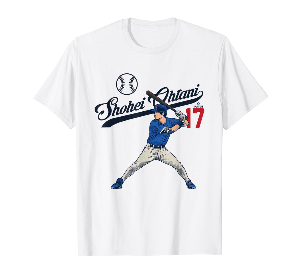 Shohei Ohtani Shotime 17 Hitter Mlb T-Shirt - Novelty Apparel for Adults - T-Shirt, Sweatshirt, Hoodie