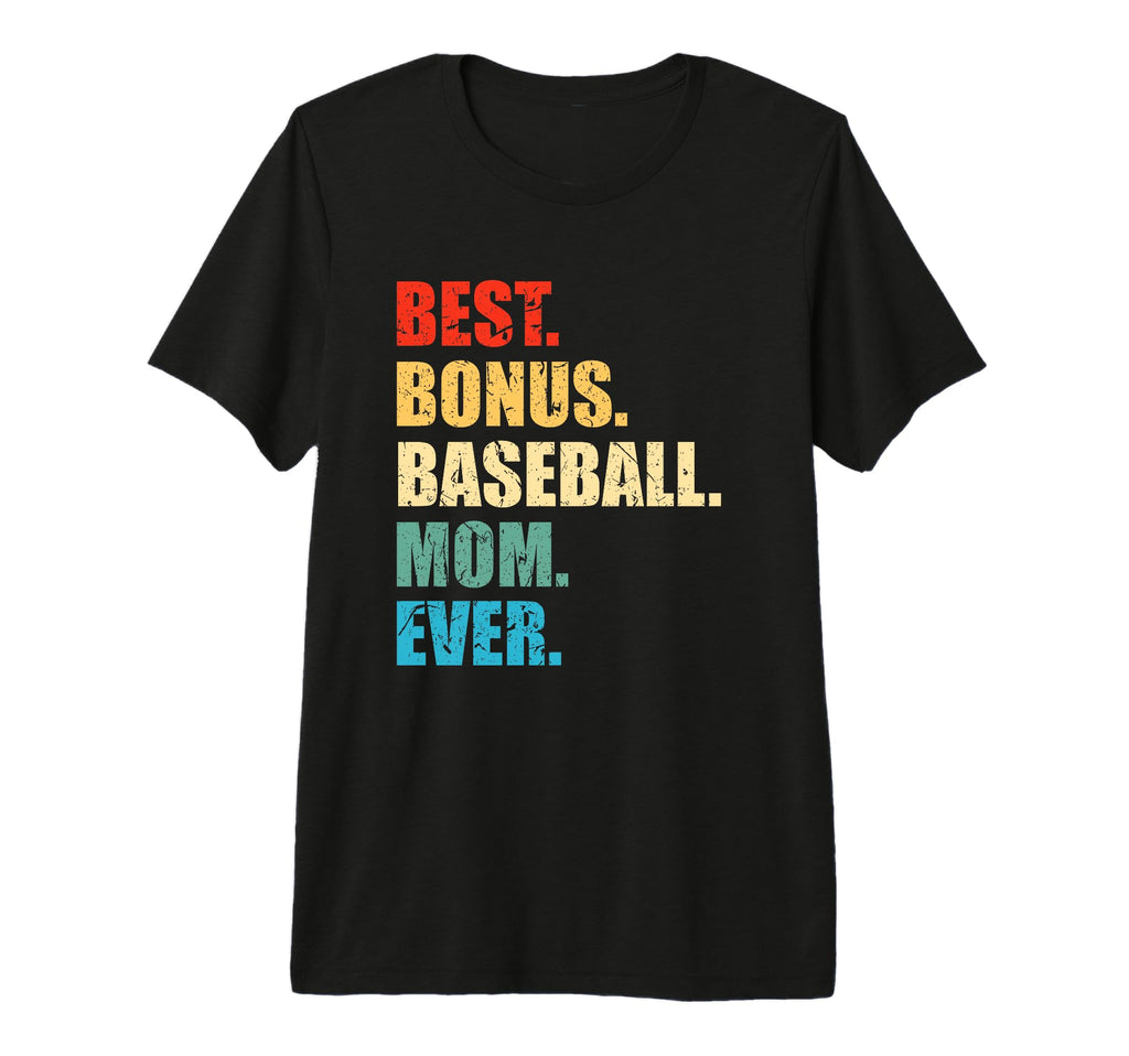 Bonus Mom Baseball Stepmom Bonus Mom Tri T-Shirt - Graphic Print Unisex - T-Shirt, Sweatshirt, Hoodie