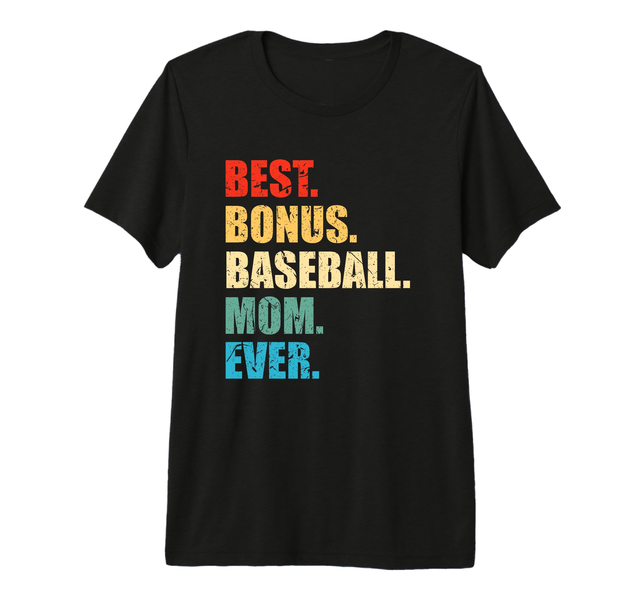 Bonus Mom Baseball Stepmom Bonus Mom Tri T-Shirt - Graphic Print Unisex - T-Shirt, Sweatshirt, Hoodie