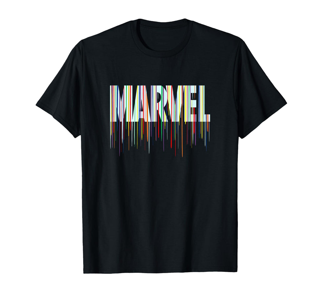 Marvel Comics Rainbow Paint Drip Logo T-Shirt - Graphic Print for Adults - T-Shirt, Sweatshirt, Hoodie